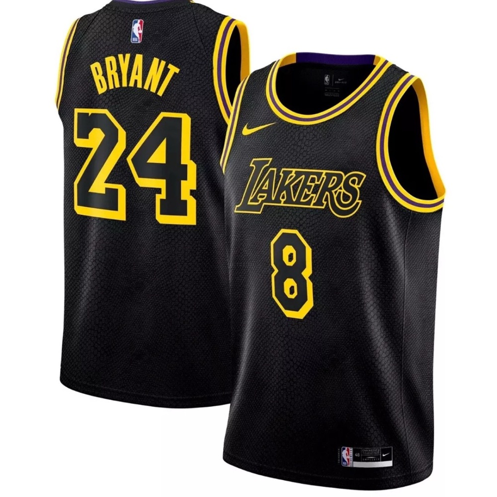 Nike Kobe Black Mamba Mentality Lakers City Edition Swingman Jersey XL NBA LA